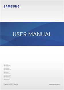 Samsung Galaxy A20 manual. Camera Instructions.